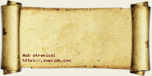 Strahinja Džaković vizit kartica